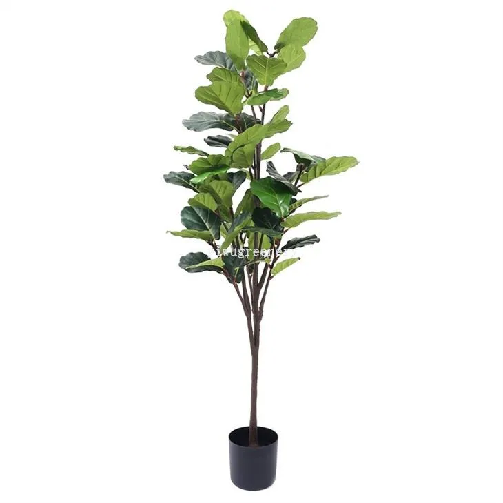 fake fiddle leaf fake plants